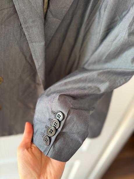 Exkluzívne sako vlna a hodváb, s