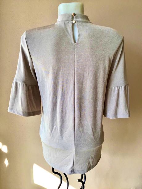 Krasny trblietkavy nekrcivy top /41, vero moda,m