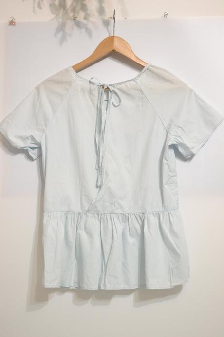 Bledomodrá blúzka 34, 34