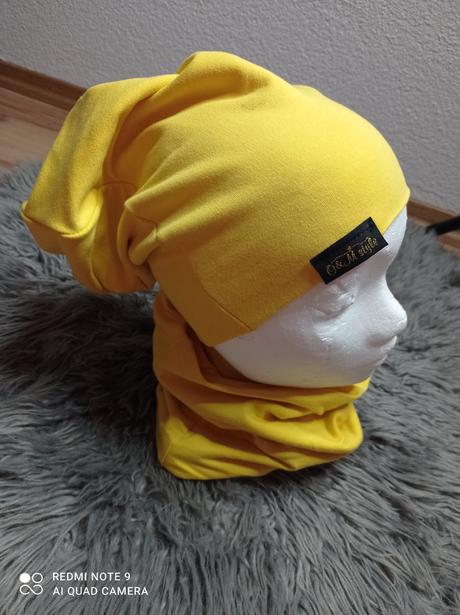 Set šmolko čiapka a nákrčník dvojvrstvovr, 74 - 158