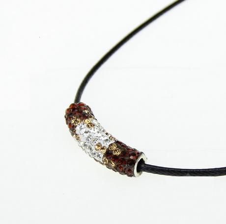 Shamballa valček - melírovaný hnedý, 