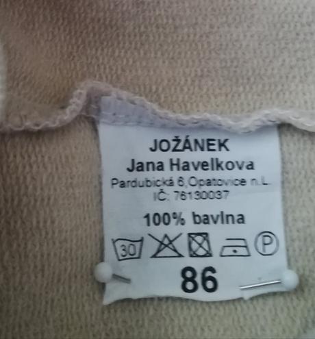 Tepláky, jožánek,86