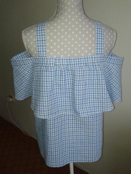 Romatická károvaná blúzka veľ 40, 40