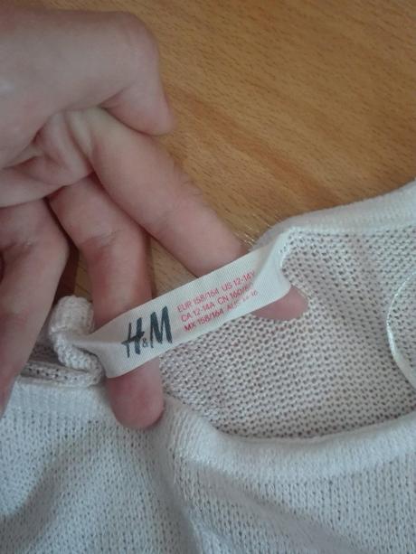 Oversized svetrík, h&m,xs