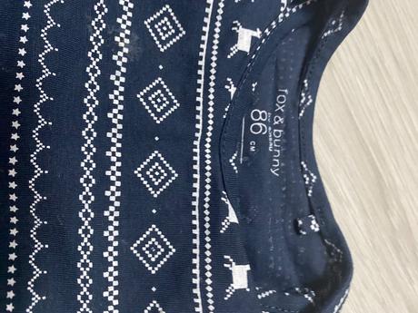 Vianocne body 86, fox & bunny,86