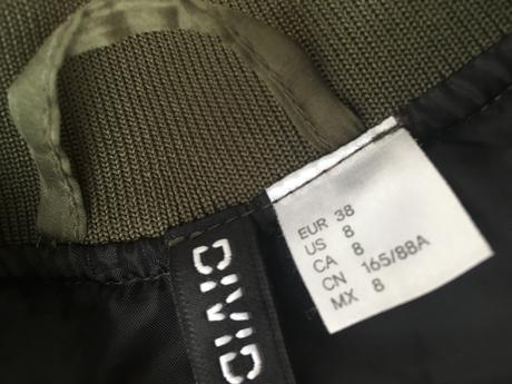 Hm zelena bombera, h&m,36