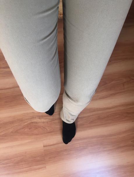 Béžové nohavice papaya, 36