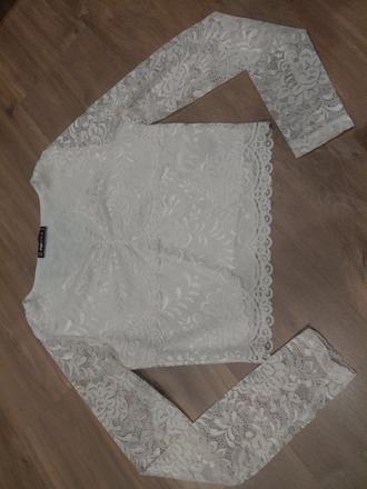 Damske cipkovane tricko, s