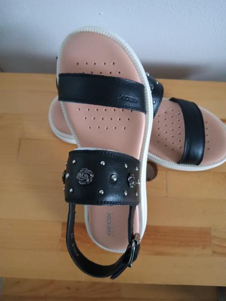 Nové kožené sandálky za polovicu v.d.20cm,geox, geox,33