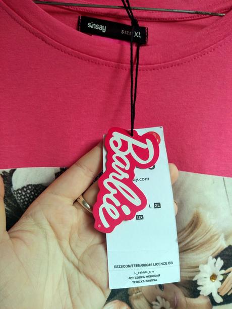 Barbie pink krátkorukávkové tričko sinsay, sinsay,xl