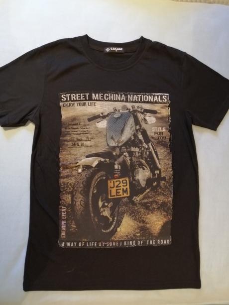 Čierne tričko vel. 158 motorka, 158