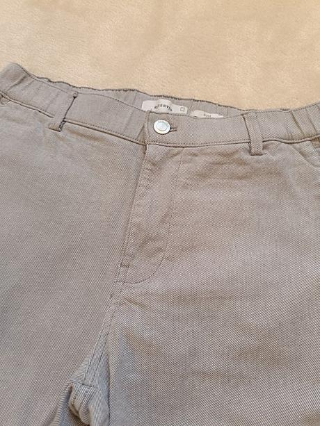 Pánske sivé nohavice, elegantný slim strih, reserved,m