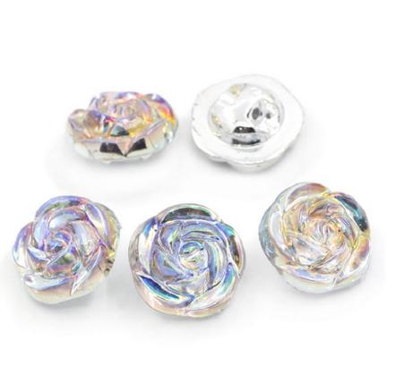 Gombík ružička ab color, 