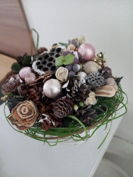 Vianocna dekoracia  ikebana, 