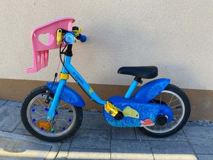 Bicykel s pomocnými kolieskami veľkosť 12, 12