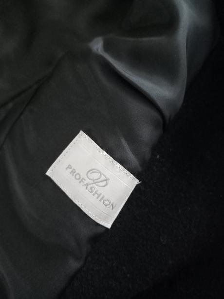 Dámsky čierny dlhý kabát xl, xl