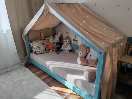 Domčeková postel, šírka (cm): 120,dĺžka (cm): 180