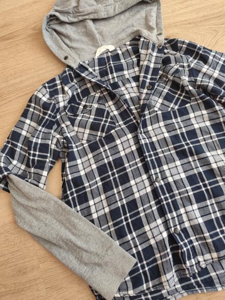 Košeľová mikina, h&m,152