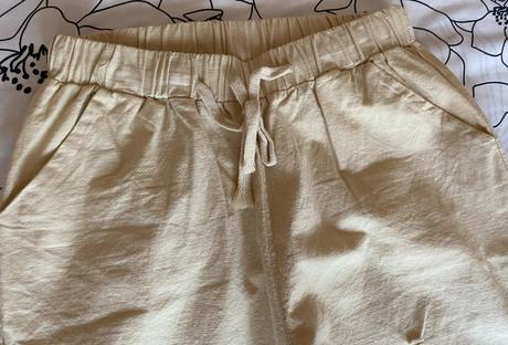 Nenosené 7/8 letné potrhané nohavice v. s/m, s