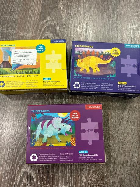 Mudpuppy - detske puzzle dinosaury,
