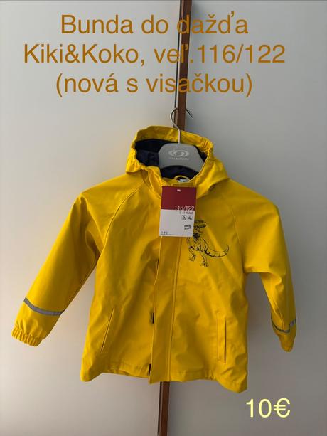 Bunda do dažďa kiki&koko veľ. 116/122, kiki&koko,116
