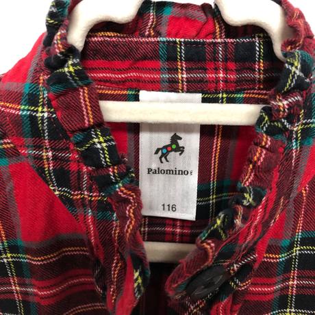 Šaty flanelové dievčenské c&a č.116, 5-6y, c&a,116