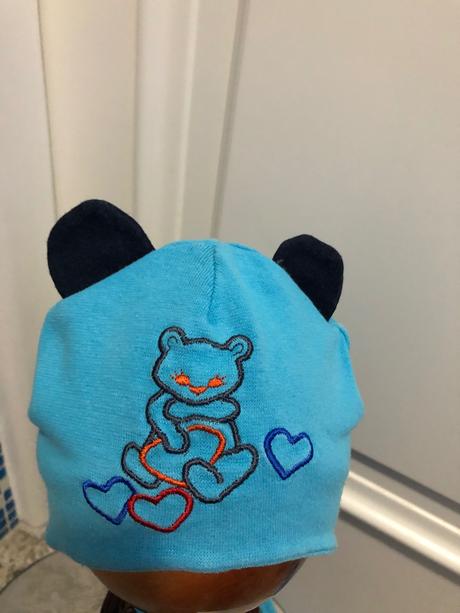 Bavlnená čiapočka na zaväzovanie, 44