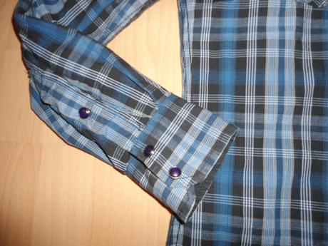 Čierno-modrá košela, m