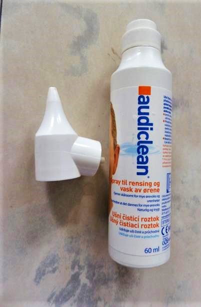 Audiclean - ušný čistiaci spray,
