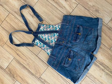 Riflové kratasy, denim,42