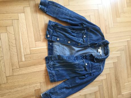 Rifľová bunda, h&m,176