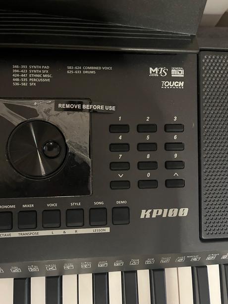 Keyboard kurzweil kp100, 