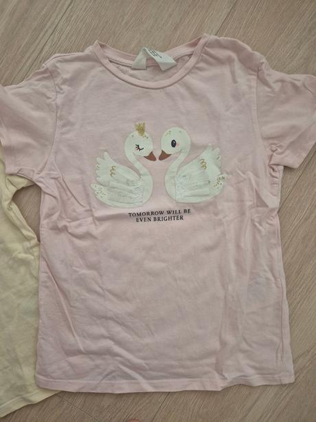 2x tricko hm, h&m,122
