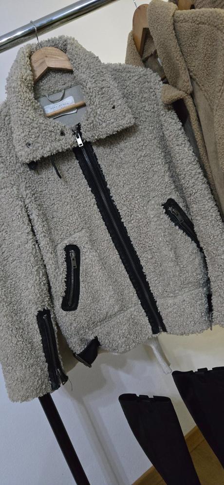 Bunda z pravej ovčej vlny zara, zara,m