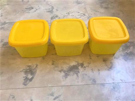 Plastové dózy 5 ks, 