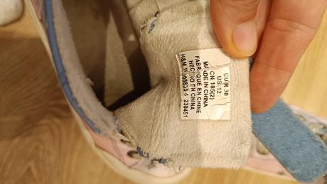 Jemne zateplené vyššie tenisky frozen, h&m,30