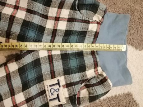 Zateplene flanelove nohavice, tulec trend,74