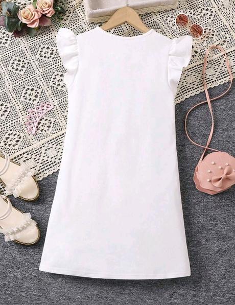 Saty s 3d sukňou a volanmi, 134 / 140