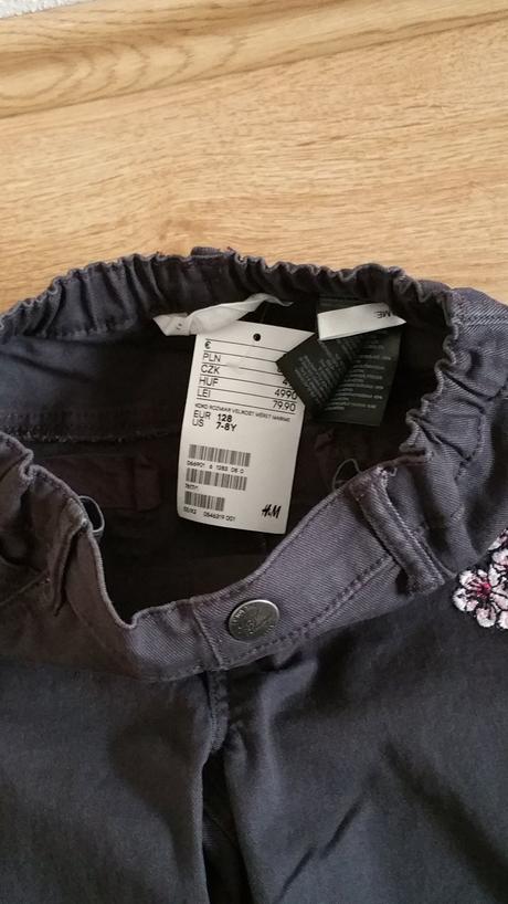 Nohavice, h&m,128