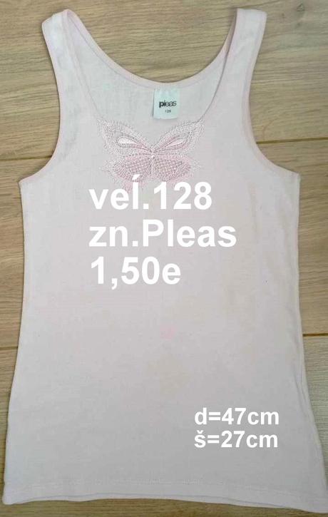 Dievčenské tielko veĺ.128, zn.pleas, pleas,128