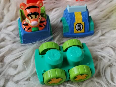 Megabloks autíčka macko pu a tiger, 