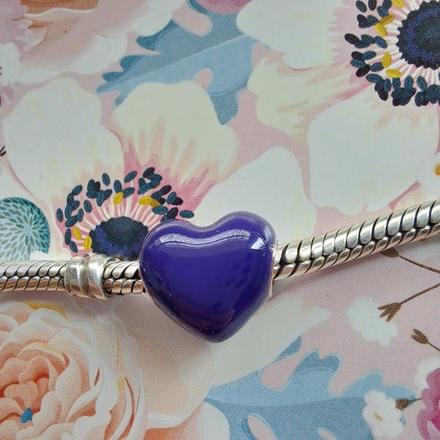 Prívesok fialkové srdce, 