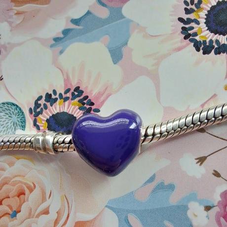 Prívesok fialkové srdce, 