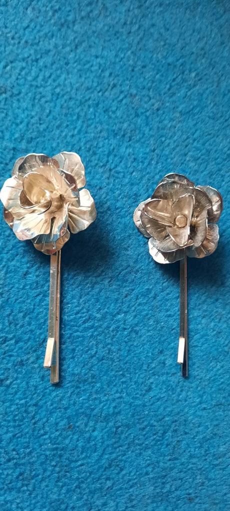 Sponky strieborne 2 ks- zn.f&f, f&f