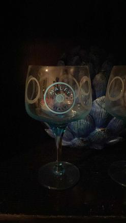 Značkové poháre malfy gin 2 kusy, 