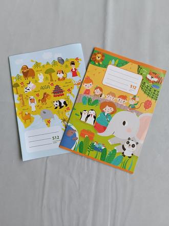 Zošity 512 (s pomocnými riadkami),