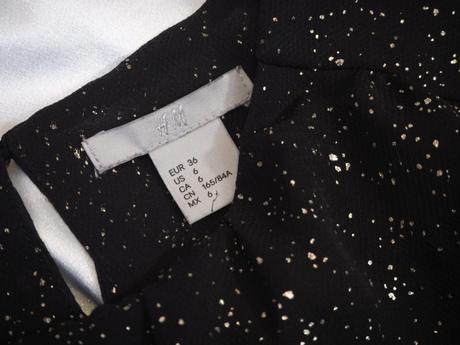 Čierne elegantné šaty h&m, h&m,36