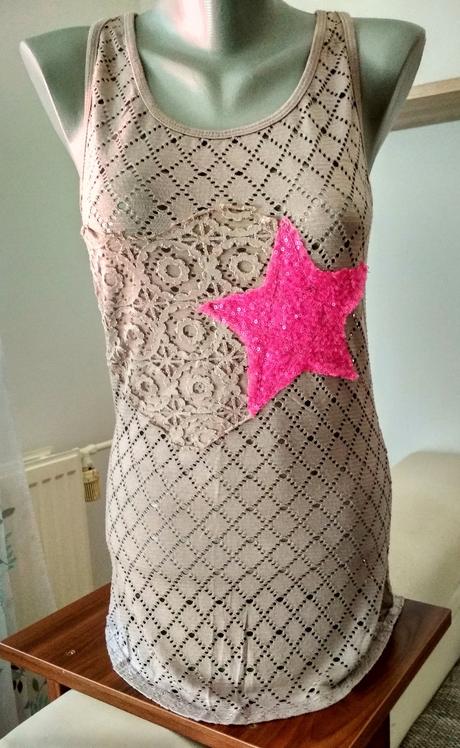 Dierkované tielko, s