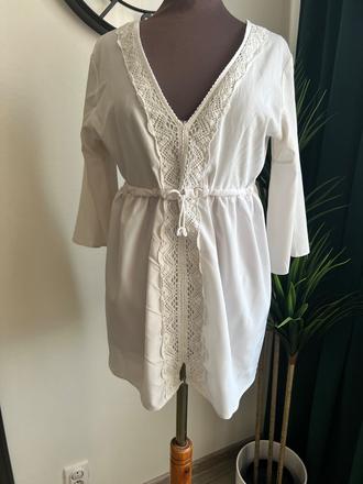 Biela letná blúzka uni,