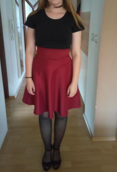 Bordová sukňa m, m